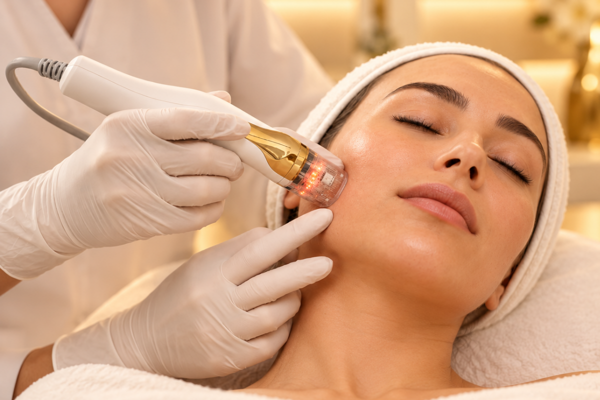 RF microneedling treatment