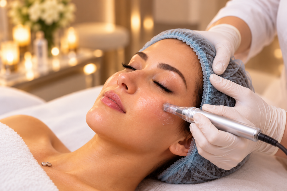 Dermapen microneedling treatment
